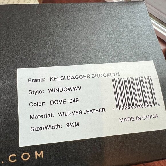 Kelsi Dagger Brooklyn Window Dove Clog Sz 9.5M in Wild Veg Leather - Picture 2 of 11